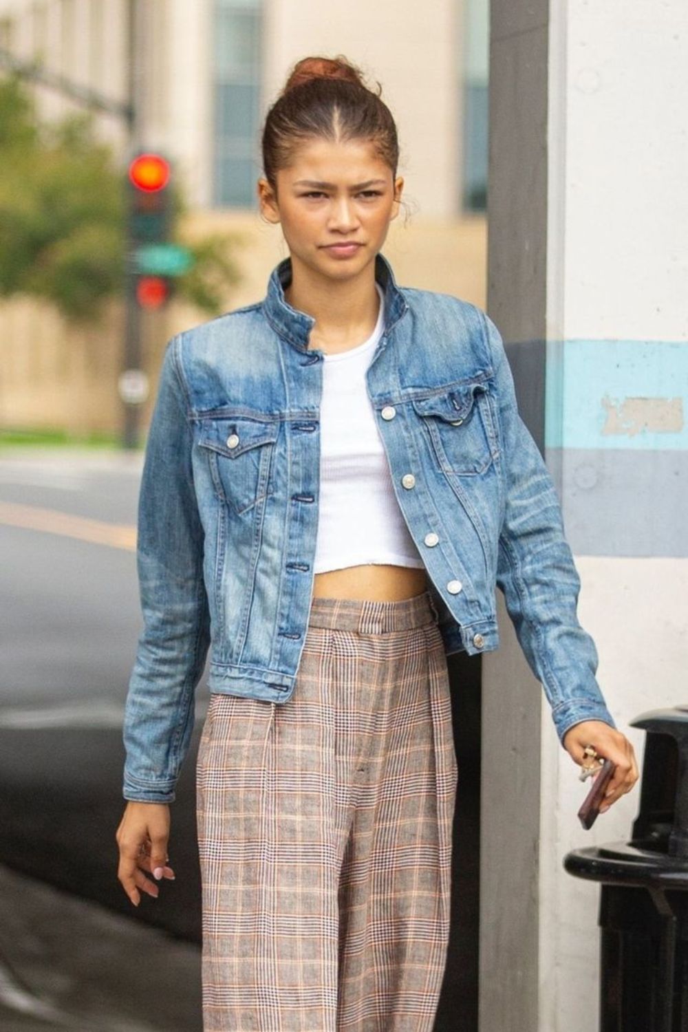 Zendaya Oversized Denim Jacket